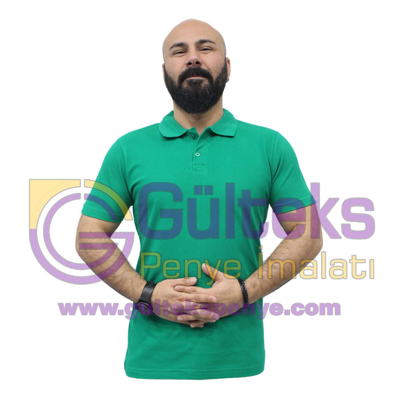 Polo Yaka Penye Pike Çimen Yeşil-Polo-Yaka-Penye-Pike-Cimen-Yesil-011-2